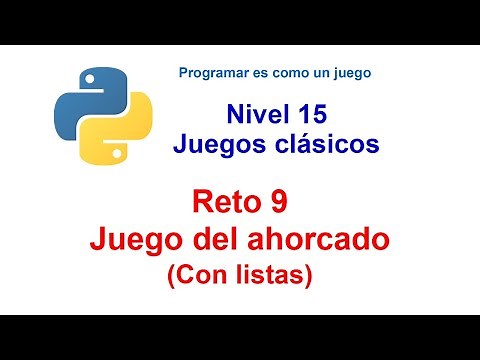 Python - Nivel 15 - Reto 9 - Juego del ahorcado (con listas)