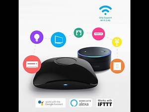 BroadLink RM4 pro IR and RF Remote, Code Learning WiFi Remote Control for Smart Home and