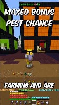What is Max Bonus Pest Chance? (Hypixel Skyblock) #hypixel #skyblock #yadi #hypixelpartner