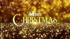 christmas scene decoration animation video