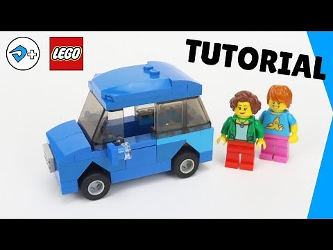 LEGO CAR (lego minivan) - Tutorial (How to build) EASY