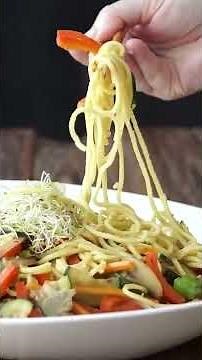 Pasta with vegetables - A vegan, healthy, and delicious recipe 💪😋