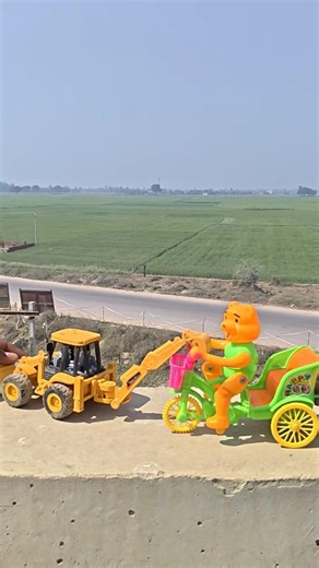 🔔 mini Remote Control JCB VS Balu Rikshawala unboxing testing Review 😱|| #jcb