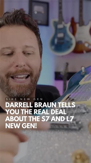 Sire on Instagram: "Upgraded S7 & L7 on the bench, and Darrell Braun has plenty to say. Catch the full breakdown. Link in bio. #SireS7NewGen #SireL7NewGen #Sireguitar #LarryCarlton #joyofmusic"