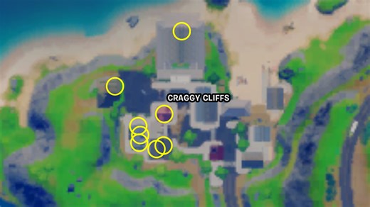 Fortnite guide: All eight of the Craggy Cliffs safe locations with gold bars