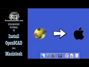TUTORIAL: Install OpenSCAD on a Mac