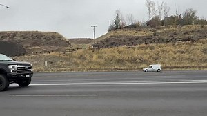 Northbound traffic heading up the Lewiston Hill is being redirected because of a crash Tuesday morning near milepost 317 of U.S. Highway 95. No vehicles are being allowed to go up the hill. (August Frank/Lewiston Tribune video) | Lewiston Tribune