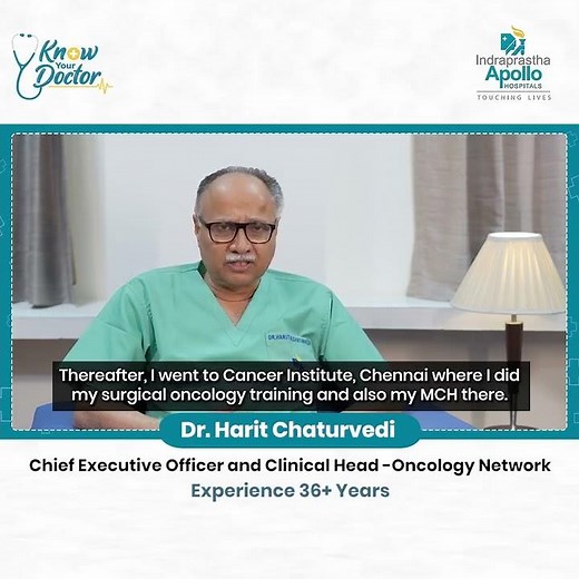 Dr. Harit Chaturvedi join Apollo Hospitals Delhi | Oncology Leadership & Cancer Care!