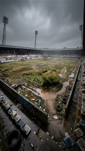 Abandoned Football Field Transformation ⚽ From Ruins to a Perfect Stadium #football #ai