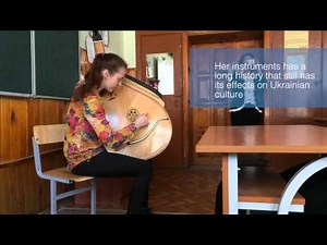 The Bandura, a Ukrainian instrument