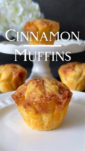 Ad | Delicious Cinnamon Muffins Recipe 😍🤍 (in the Caption) #cinnamon #muffins #recipe