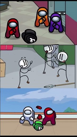 Among Us distraction dance animation #funny #gaming