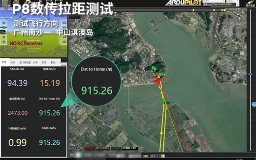 CUAV新品来袭 | 无人机P8超远数传模块（国内专用合法频段）拉锯测试！