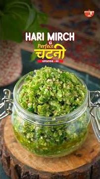 Hari Mirch Chutney | Desi Chutney Recipes #shorts