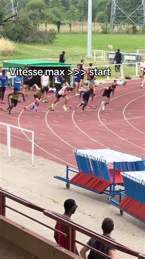 Vitesse max en athlétisme : Performance sur 100m