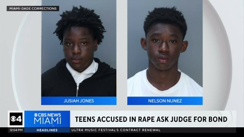 Teens accused of raping 12-year-old girl in Miami ask judge for bond