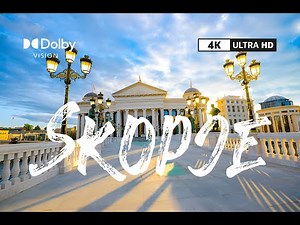 Skopje, Macedonia 🇲🇰 in 4K ULTRA HD 60 FPS Video by Drone
