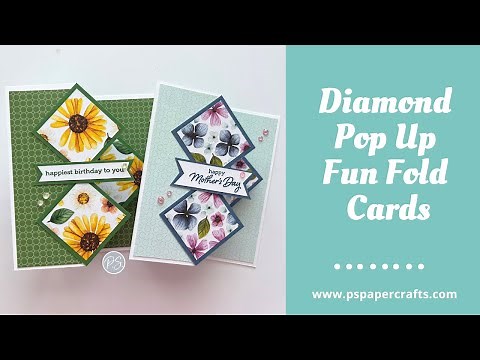 How To Make a Diamond Pop Up Fun Fold Card