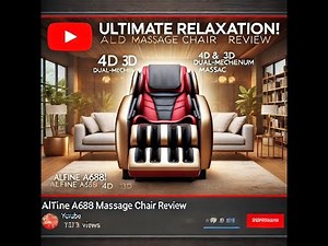 Experience Ultimate Relaxation: Alfine A688 Heaven Duet 4D & 3D Dual-Mechanism Massage Chair Review