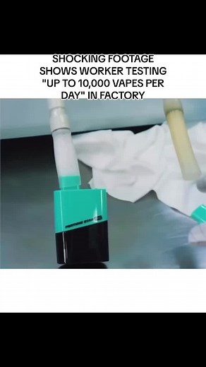 Youtuber MACHINA went behind the scenes in a vape factory in #China to see how the #testing process really works! Let us know your thoughts below! #facts #explorepage #fyp #fypシ #fypシ゚viral #fypage