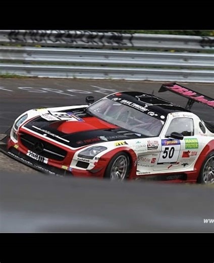 Bump Drafting at Nürburgring with SLS AMG GT3