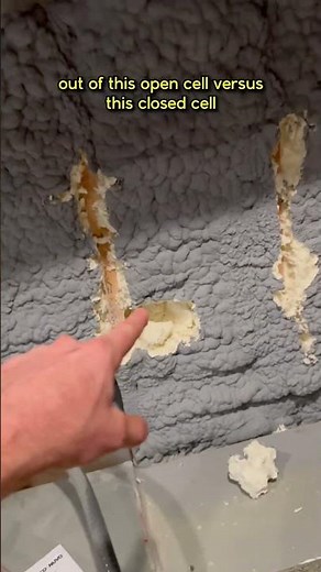 Open Cell Spray Foam vs Closed Cell…👌