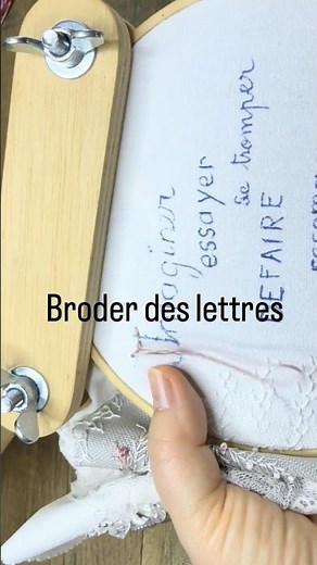 Broder des mots et des lettres facile & fluide parfait pour les débutants