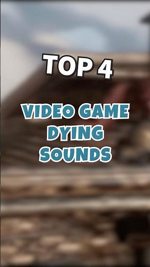 Video Game Dying Sounds That Deserve an Oscar 🏆
