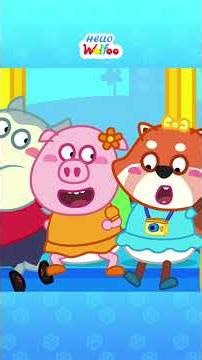 It’s My Turn! Lucy Won’t Share the Swing 😤 #shorts #cartoon #sharingiscaring