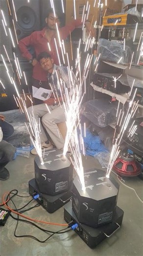 cold Spark machine #event #eventlight #pyro #dj