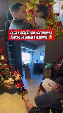 reação da filho do mc ryan sp vendo a arvore. FOFA! #mcryansp #funk #zoe