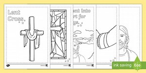 Ash Wednesday Colouring Pages
