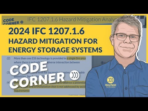 2024 IFC 1207.1.6 Hazard Mitigation Analysis (HMA) for Energy Storage Systems