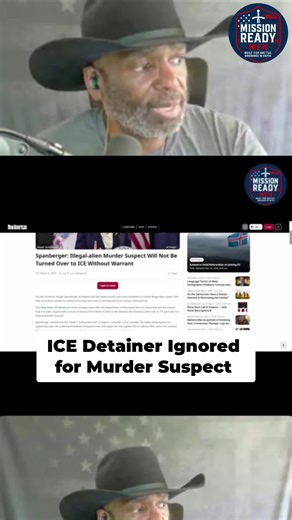 Illegal alien murder suspect not handed to ICE without a warrant. Local officials refuse cooperation, citing warrant needs. #ICE #Immigration #Crime #Justice #BorderSecurity
