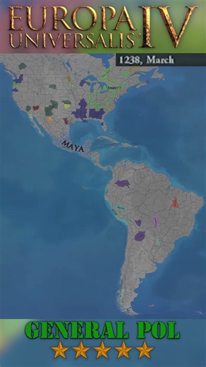 EU4 Extended Timeline (mod) Americas timelapse