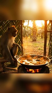 Memasak dan menikmati hasil tangkapan diselter sederhana 🐒 | Yon