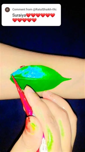 Simple Easy And Beautiful Leaf Mehndi Design🌿💖#mehendi #hennadesign #henna #heartmehndi