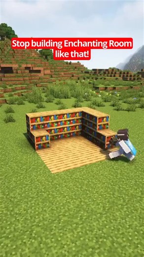 Satisfying How-Tos on Instagram: "Minecraft Best Enchanting Room😱 #minecraft #minecraftbuilding #minecraftbuilds #minecrafttutorial"
