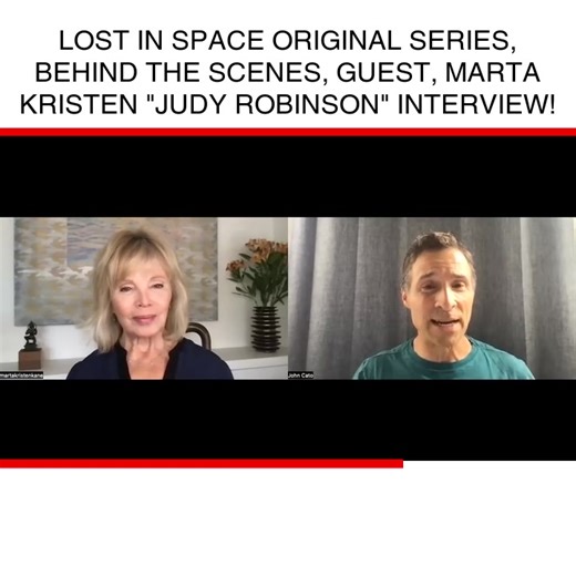 This is the Marta Kristen "Judy Robinson "Lost in Space" Original Series interview you have been waiting for! Marta chats with John about her amazing time on "Lost in Space." Marta talks about her first big break in acting, being on Alfred Hitchcock Presents with Bill Mumy and how Irwin Allen saw her in "Greatest Show on Earth" and instantly wanted her for "Lost in Space." She also talks about her special friendship with Jonathan Harris and about what Guy Williams, Mark Goddard and June Lockhart