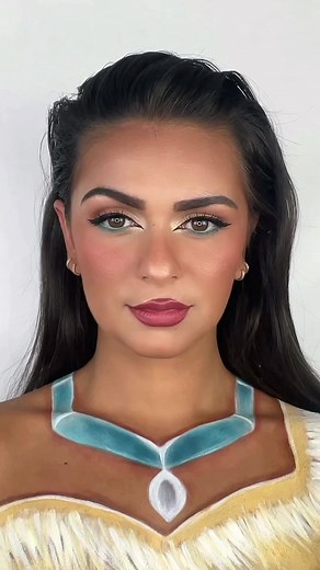 Pocahontas 2022 🍂 #makeup #pocahontas #disney #pocahontasmakeup #fyp