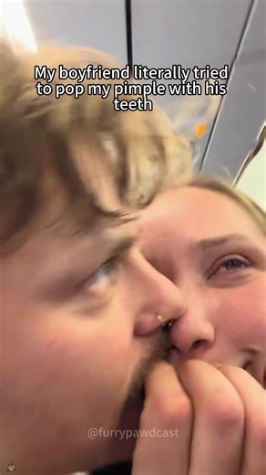 When your partner is a pimple popper 😭💀#couple #pimple #react #funny #fyp