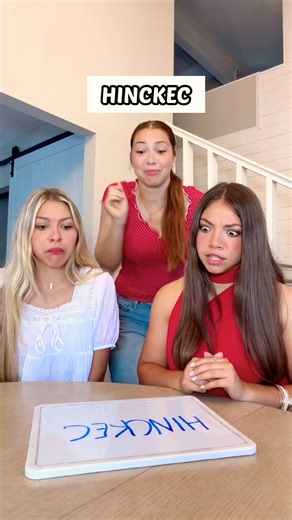 WORD SCRAMBLE CHALLENGE! 👀🔤🤣 | Triple Charm #Shorts