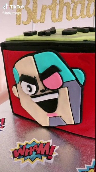 Teen Titans #teentitansgo #teentitans #cake #cakesoftiktok #tiktokcake #cakechallenge #cakeboss #cakeart #cakelife #teentitansgocake #themecake #fyp