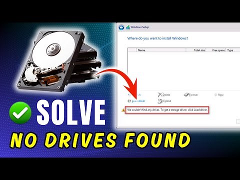 (ASUS) FIX No Drives Found Error During Windows 10/11 Installation