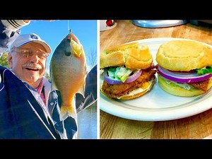 Bluegill Fishing for Fried Bluegill Burgers
