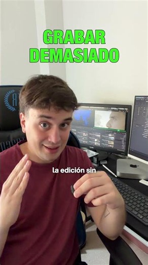 El error que te hace perder tiempo grabando contenido