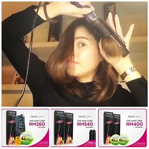 4 different styling tools in 1 Ionic Pro -flat iron, curling iron, round brush and styling wand; Cool touch ionic bristles adds shine without burning or tangling For latest promotion Shop : http://www.megaalphamall.com Wechat : skyjonathan Whatsapp : 012 231 8396 Price: Rm 180 | Professional Hair Malaysia
