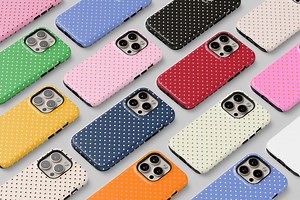 Custom Color Polka Dot Phone Case: Cute Spot Pattern Retro Aesthetic Cover for iPhone 17 16 15 14 Magsafe, Pixel 9 8 7 S25 S24 S23 - Etsy