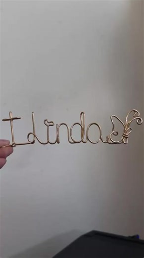 Versatile Wire Name Plate for Personalization