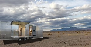 Aluminum-shelled mobile home built for full-time off-grid living